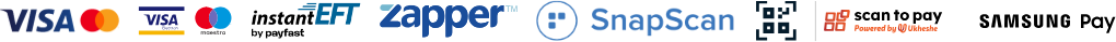 Payment logos horizontal